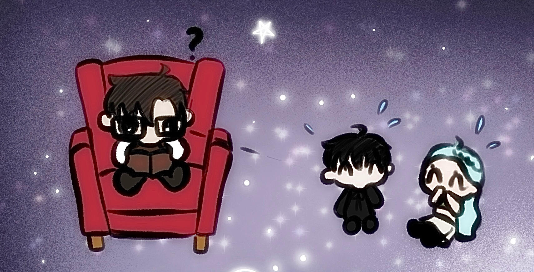 "Friends" - While Elvira and Espen often find humor in quite literally everything, Kellan will roll his eyes and pretend not to hear, even though he wishes that was him instead of her...